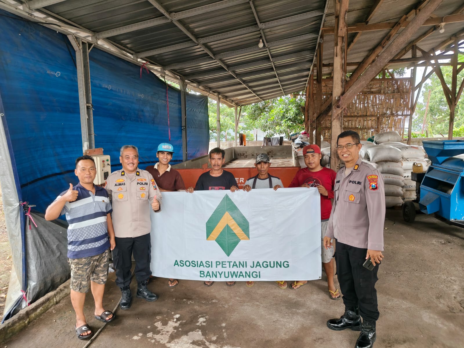 Polresta Banyuwangi Gandeng Asosiasi Petani Jagung, Hadirkan Alat Pengering untuk Dukung Swasembada Jagung Nasional